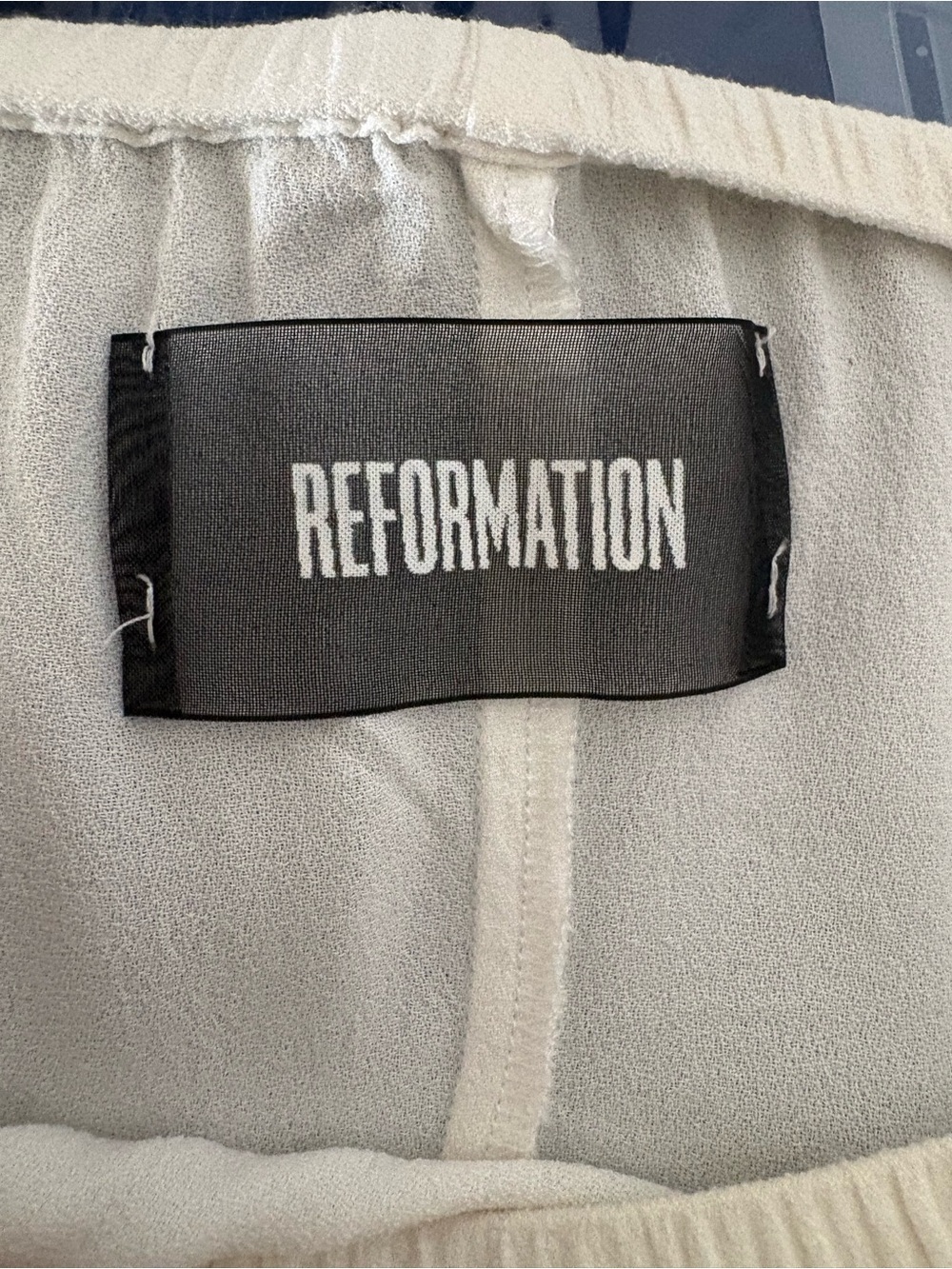 Reformation Off Shoulder Rayon White Top ✨Size Small - Picture 6 of 6